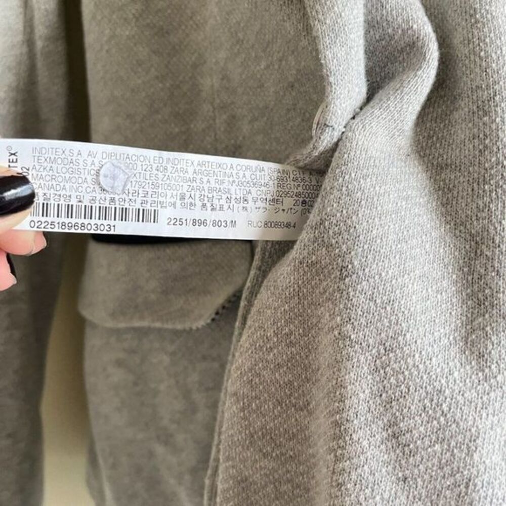 Zara Basic Collection Blazer Jacket One Button Do… - image 5